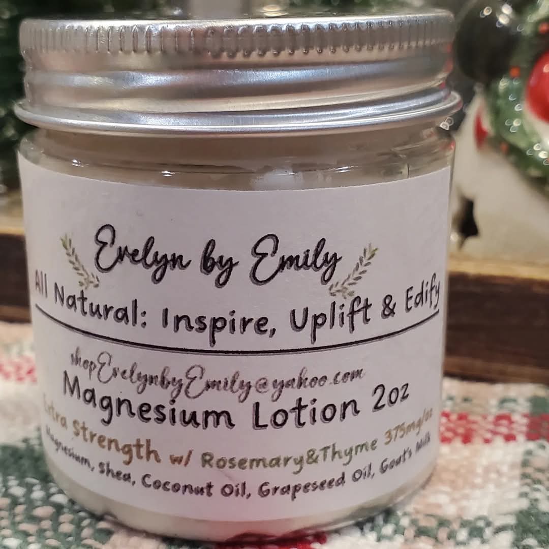 Magnesium Lotion Extra Strength Rosemary and Thyme 2oz