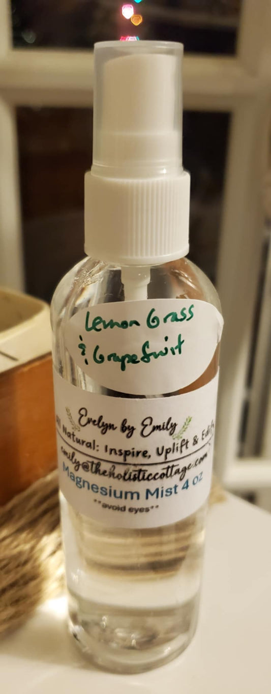 Magnesium Spray Lemongrass and Grapefruit 4oz