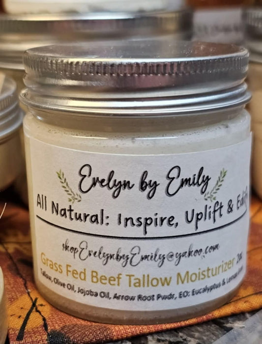 Beef Tallow Lemongrass and Eucalyptus 2oz